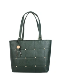 STAVYA  SOLID ARTIFICIAL LEATHER SHOULDER BAG - VARIATIONS OF COLORS